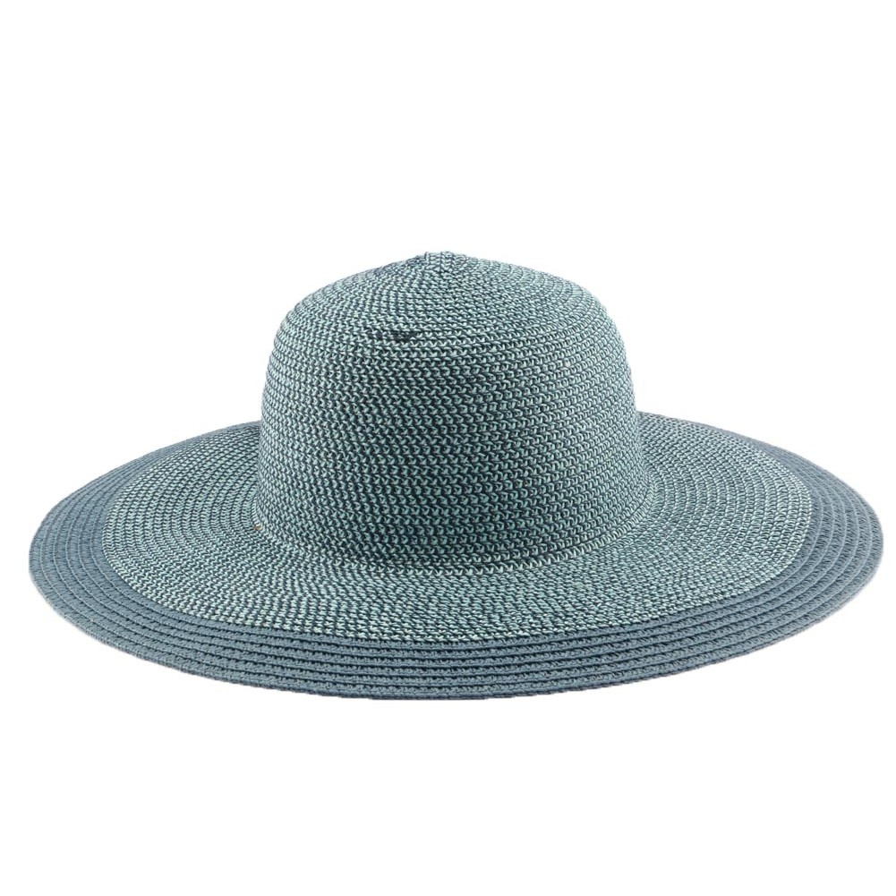 Chapeau de paille Lubly Bleu - Capeline été par Nyls Création