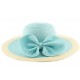 Chapeau Paille Lubly Turquoise ANCIENNES COLLECTIONS divers