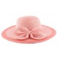 Chapeau Paille Lubly Rose Saumon ANCIENNES COLLECTIONS divers