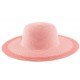 Chapeau Paille Lubly Rose Saumon ANCIENNES COLLECTIONS divers