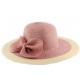 Chapeau paille Lubly Rouge et crème ANCIENNES COLLECTIONS divers