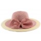 Chapeau paille Lubly Rouge et crème ANCIENNES COLLECTIONS divers