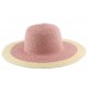 Chapeau paille Lubly Rouge et crème ANCIENNES COLLECTIONS divers