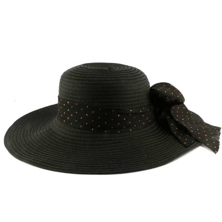 Chapeau cérémonie Storie en mottled Noire ANCIENNES COLLECTIONS divers