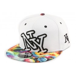 Snapback NY Blanc lettre noir ANCIENNES COLLECTIONS divers