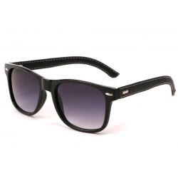 Lunettes Soleil Yacht Club Noire Monture Simili Cuir ANCIENNES COLLECTIONS divers