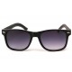 Lunettes Soleil Yacht Club Noire Monture Simili Cuir ANCIENNES COLLECTIONS divers