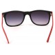 Lunettes Soleil Yacht Club Noire Monture Simili cuir Rouge ANCIENNES COLLECTIONS divers