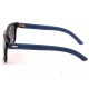 Lunettes Soleil Yacht Club Noire Monture Simili Cuir Bleu ANCIENNES COLLECTIONS divers