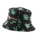 Bob Streetwear Noir feuille Verte avec ZIP ANCIENNES COLLECTIONS divers