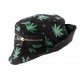 Bob Streetwear Noir feuille Verte avec ZIP ANCIENNES COLLECTIONS divers