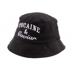 Bob Streetwear Noir Brodé Caviar ANCIENNES COLLECTIONS divers