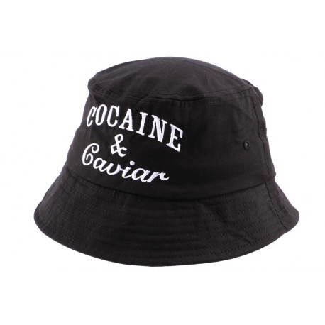 Bob Streetwear Noir Brodé Caviar ANCIENNES COLLECTIONS divers