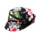 Bob streetwear noir Floral avec ZIP ANCIENNES COLLECTIONS divers