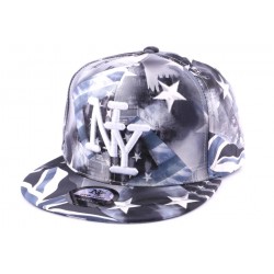 Snapback NY Grise Vintage drapeau USA ANCIENNES COLLECTIONS divers