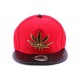 Snapback Rouge Feuille dorée ANCIENNES COLLECTIONS divers