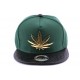 Snapback Verte feuille dorée ANCIENNES COLLECTIONS divers