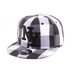 Snapback NY Carreaux noir et blanc ANCIENNES COLLECTIONS divers