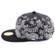 Snapback JBB couture Noire imprimé Bandana ANCIENNES COLLECTIONS divers