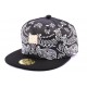 Snapback JBB couture Noire imprimé Bandana ANCIENNES COLLECTIONS divers