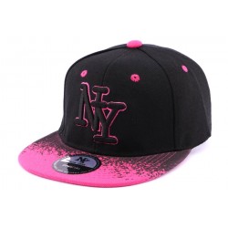 Casquette Snapback NY Noire et Rose enfant jusqu'à 7 Ans ANCIENNES COLLECTIONS divers