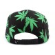 Casquette 5 Panel JBB Couture Noire Feuilles Vertes ANCIENNES COLLECTIONS divers