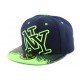 Snapback NY Bleue et Verte Tag ANCIENNES COLLECTIONS divers