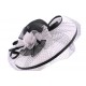 Chapeau Mariage Falyne Noir et Blanc en Sisal ANCIENNES COLLECTIONS divers