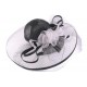 Chapeau Mariage Falyne Noir et Blanc en Sisal ANCIENNES COLLECTIONS divers