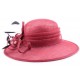 Chapeau Mariage Angly Bordeaux et Noir en sisal ANCIENNES COLLECTIONS divers