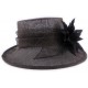 Chapeau mariage Myrel marron foncé en sisal ANCIENNES COLLECTIONS divers